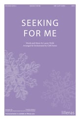 Seeking for Me SATB choral sheet music cover